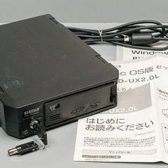 【ネット決済】2テラバイト外付けHDD　カートリッジディスク脱着式