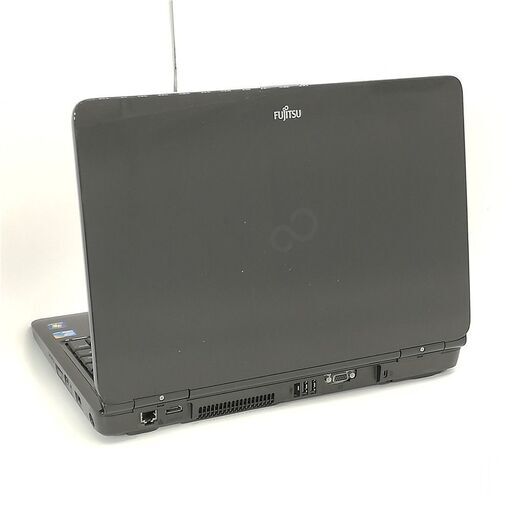 保証付 即使用可 日本製 Wi-Fi有 富士通 15インチ ノートパソコン AH550/3BH ブラック 中古良品 Core i3 4GB 無線 Windows10 Office