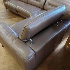 2018年製　IDC大塚家具 　L/S RELAX42 高級本革コーナーソファ【愛品倶楽部柏店】