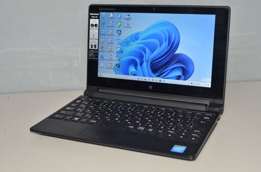 最新Windows11+office Lenovo Ideapad Flex10 Celeron/メモリ4GB/HDD320GB/10.1インチ/タッチパネル/WEBカメラ/HDMI/USB3.0/便利なソフト