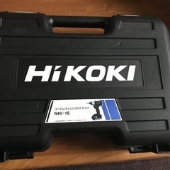 hikoki  18vインパクトドライバー(購入者決まりました)