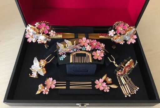 桜の色かんざし