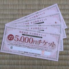 阿蘇　夢巡追荘　５０００円割引券