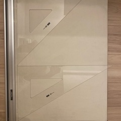 建築士製図板平行定規＋三角定規＋図面ケース