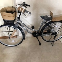 ママチャリ 26インチ 自転車 激安  安い 本体 おしゃれ ブラック 黒