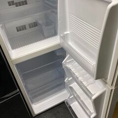 ☆中古￥11,800！【会員価格￥11,800】無印良品　140㍑2ドア冷蔵庫　家電　2018年製　AMJ-14D-3型　幅48cmｘ奥行56cmｘ高さ120cm　【BG176】