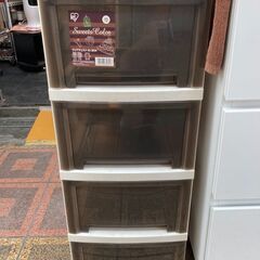 ☆中古￥500！【会員価格￥500】クリアチェスト　家具　収納家...