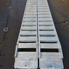 昭和アルミブリッジ 2本 約384cm×47cm×11cm 2t 歩み板 はしご