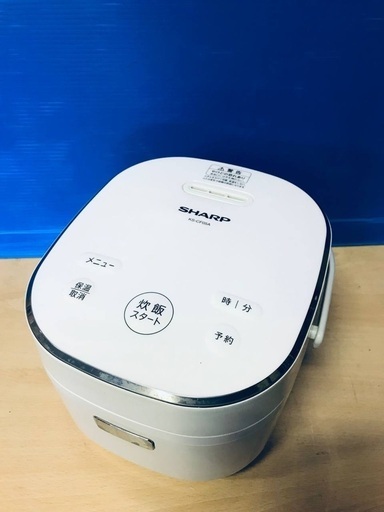 ♦️EJ1865番シャープ ジャー炊飯器 【2019年製】