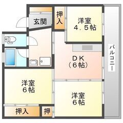 佐賀市蓮池町３DKで34000円💛敷金礼金無し。初期費用ぜーんぶ...