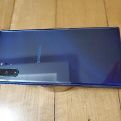 美品 Galaxy Note10+ オーラブルー256GB 海外...