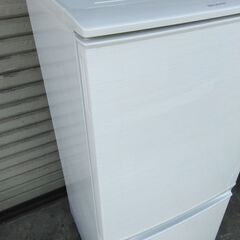 シャープ 2ドア冷凍冷蔵庫 SJ-D14C-W1- 137L 17年製 美品 配送無料