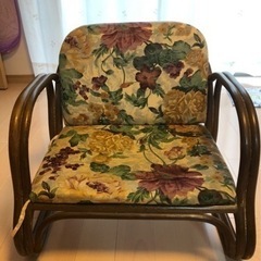 籐の座椅子②