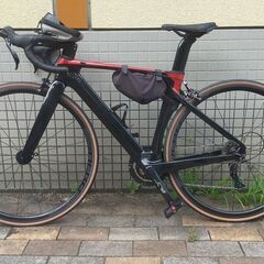 R5-Rs22s◆1520gカーボンホイール22速8.7kg◆キャリパーモデル◆460サイズ黒赤