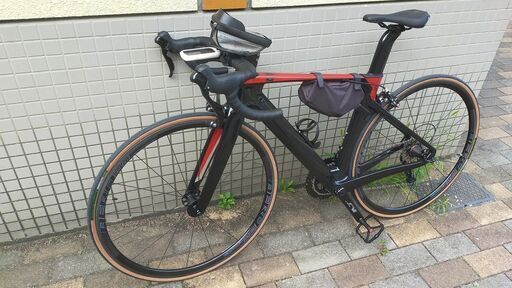 R5-Rs22s◆1520gカーボンホイール22速8.7kg◆キャリパーモデル◆460サイズ黒赤
