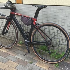 R5-Rs22s◆1520gカーボンホイール22速8.7kg◆キャリパーモデル◆460サイズ黒赤