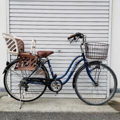 【売約済‼︎‼︎】26インチ 子供乗せ付 LEDオートライト軽快車 防犯登録料込‼︎