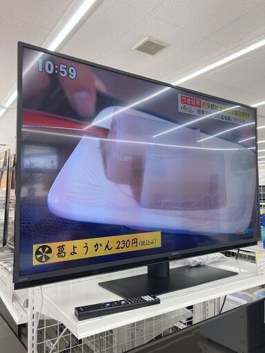 値下げしました。【SHARP/シャープ/50型液晶テレビ/4T-C50DL1/2022年製/4K対応/インターネット対応】