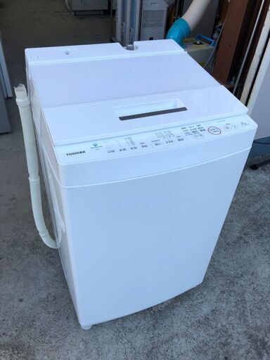 【動作保証あり】TOSHIBA 2019年 AW-KS8D7 8.0kg 洗濯機 ウルトラファインバブル【管理KRS470】