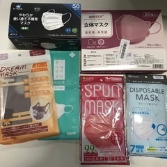 【200円でお譲り】マスク6種類セット③