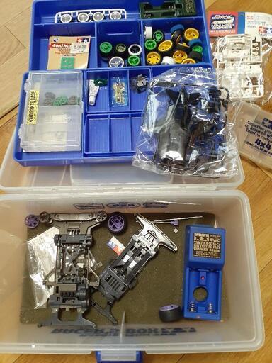 ミニ四駆 いろいろセット　まとめ売り　ケース付き WMDS-MC-5x3-110