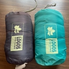 キャンプ寝袋　ロゴス　※20年前以上前に購入