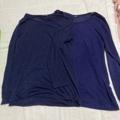 紺色服2着　サイズ不明