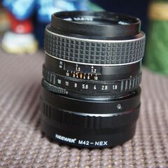 大人気　M42　　SMC takumar　55mm1.8　NEX...