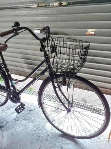 自転車中古 Breeze カゴリアキャリア付き 鍵新品 タイヤ27インチ