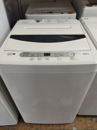 YAMADA／ヤマダ　全自動洗濯機　6.0㎏　2018年製　YWM-T60A1　リサイクルショップ札幌　買取本舗　平岸店の画像