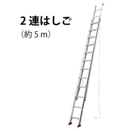 【美品！】2連梯子　5m