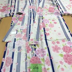 【ネット決済】女性用浴衣　帯付　300円　№266