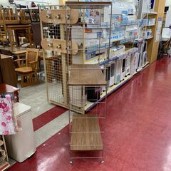 ステンレスユニットシェルフ　ウォールナット材　無印良品