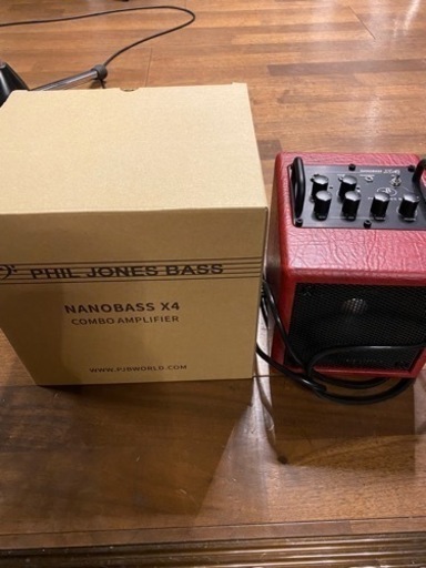 Phil Jones Bass NANOBASS X4 RED フィルジョーンズベース ベースアンプ デスクトップアンプ コンボアンプ ナノベース レッド Phil Jones Bass NANOBASS X4 RED フィルジョーンズベース ベース