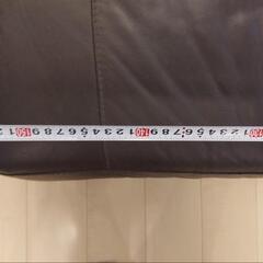 商談中　ソファー　本革　ダークモカ　