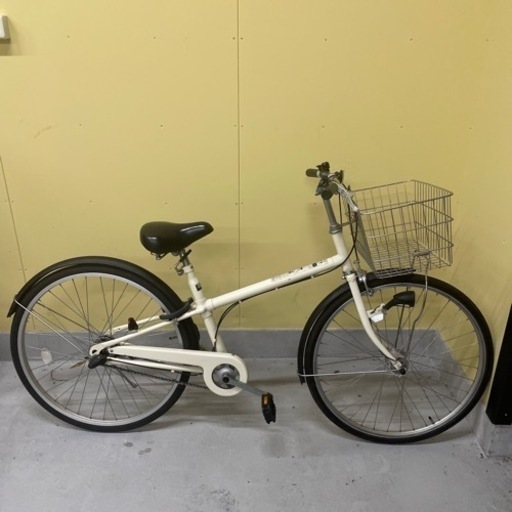 無印良品　内装3段変速のフル装備26型H型自転車