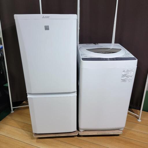 ‍♂️売約済み‼️設置まで無料‼️最新2019年製✨三菱 × 東芝 家電セット