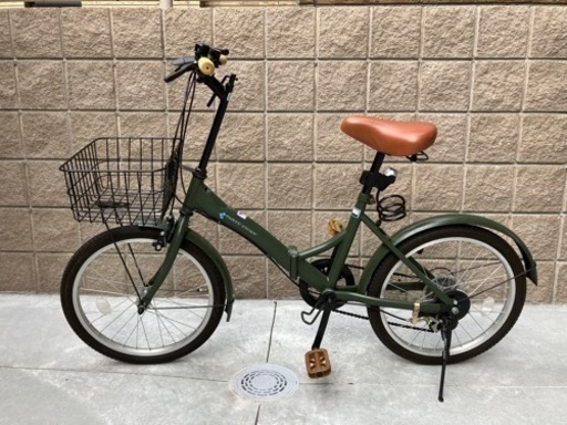 WEB限定カラー有 美品✨Jeep 折りたたみ自転車✨6段ギアチェンジ