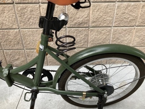 美品　折りたたみ自転車　6段ギヤ