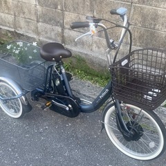 ★ほぼ新品　電動アシスト3輪車 Peltech(ペルテック) TDR-163L ネイビー