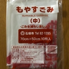 【石垣市指定】もやすごみ(中)8枚