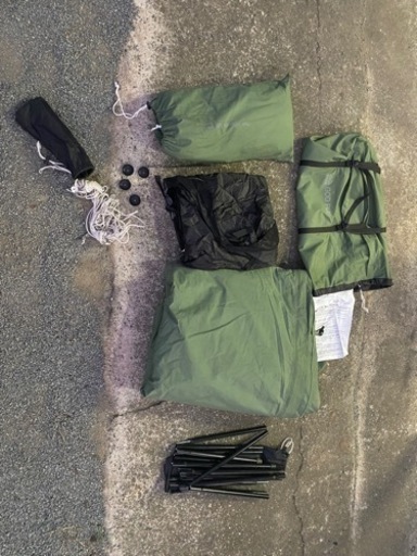 人気パップテント ゴットパップ 前幕付き ソロベース