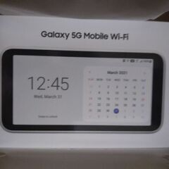 Galaxy 5G Mobile Wifi SCR01 ホワイト...