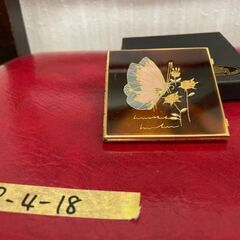 R-4-18 奈良国立博物館 コンパクトミラー 手鏡 蝶 …