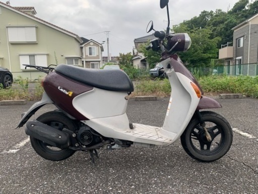 スズキ レッツ4 50 cc 原付 スクーター 4スト 実動 書類 メインキー有