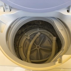 【リサイクルサービス八光　田上店　安心の3か月保証　配達・設置OK】シャープ SHARP ES-GE5A-V [全自動洗濯機(5.5kg) バイオレット系]