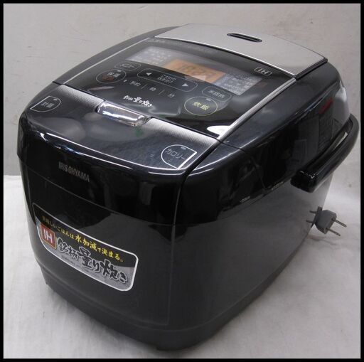 キャッシュレス決済可！7700円 アイリスオーヤマ ジャー炊飯器 5.5合 KRC-IC50 ブラックの画像
