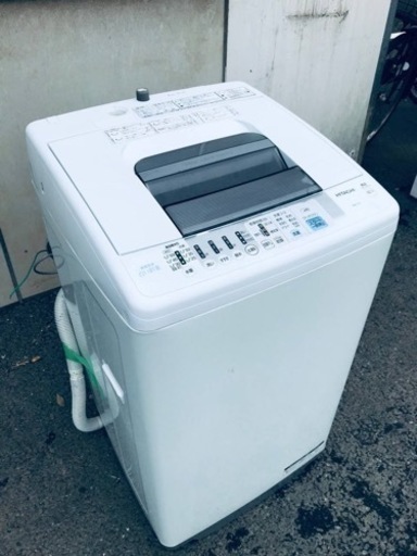 ①♦️EJ1757番 HITACHI 全自動電気洗濯機