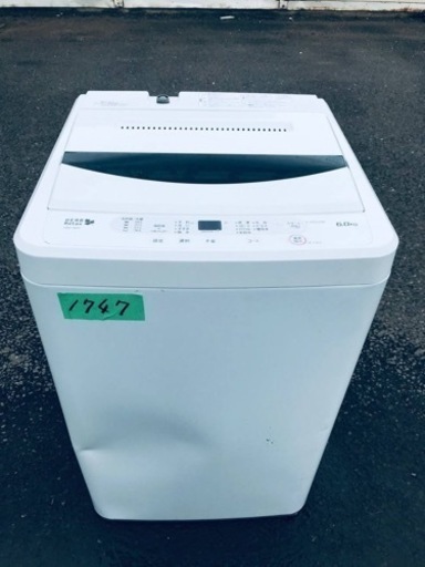①1747番 ヤマダ電機✨電気洗濯機✨YWM-T60A1‼️