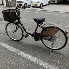 美品　panasonic パナソニック　電動アシスト自転車 24...